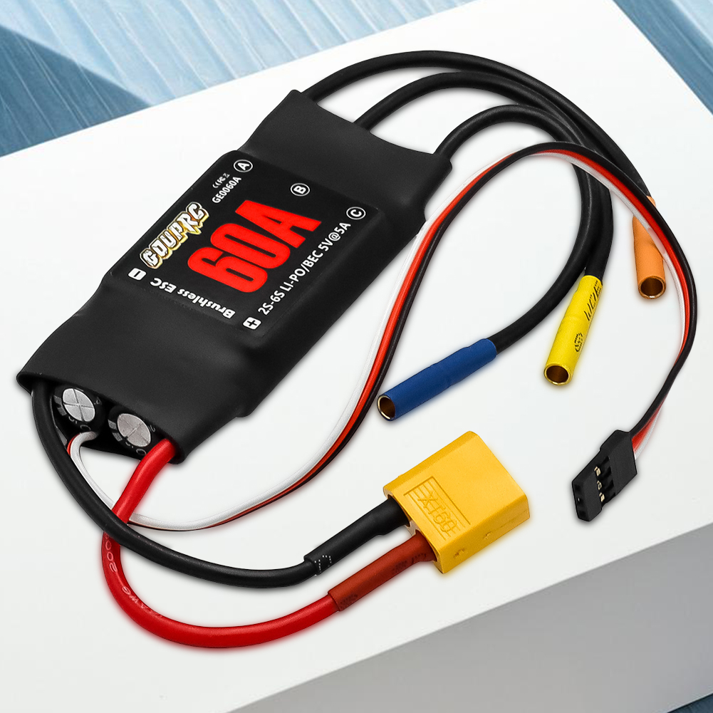 Rc Helicopter Electric - Controlador Electrónico de Velocidad de 60A
