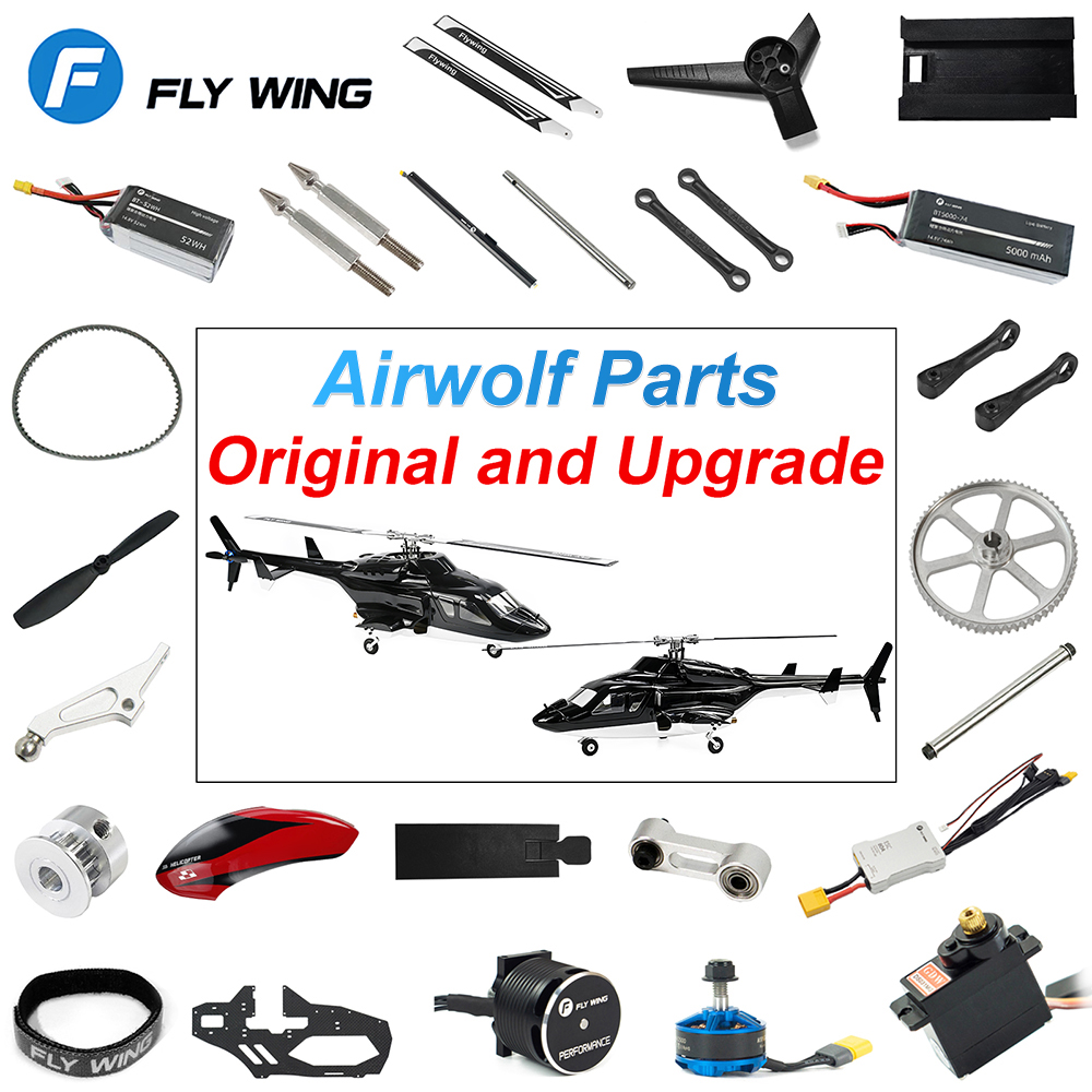 Rc Helicopter Nitro - Fly Wing-piezas de helicóptero Airwolf RC,