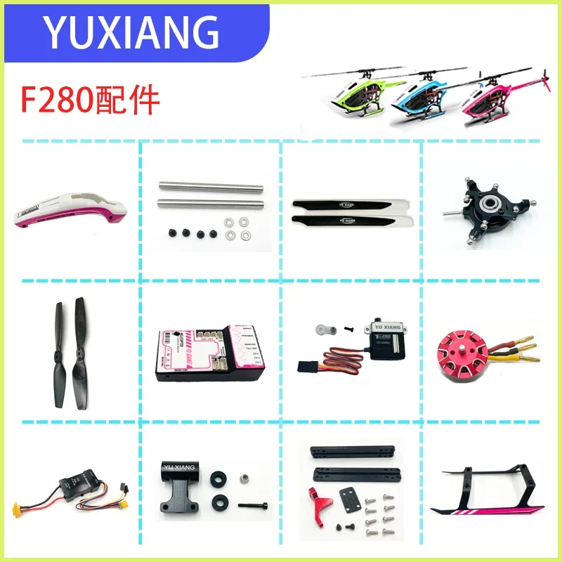 Rc Helicopter Coaxial - YUXIANG F280 6CH 3D RC helicóptero