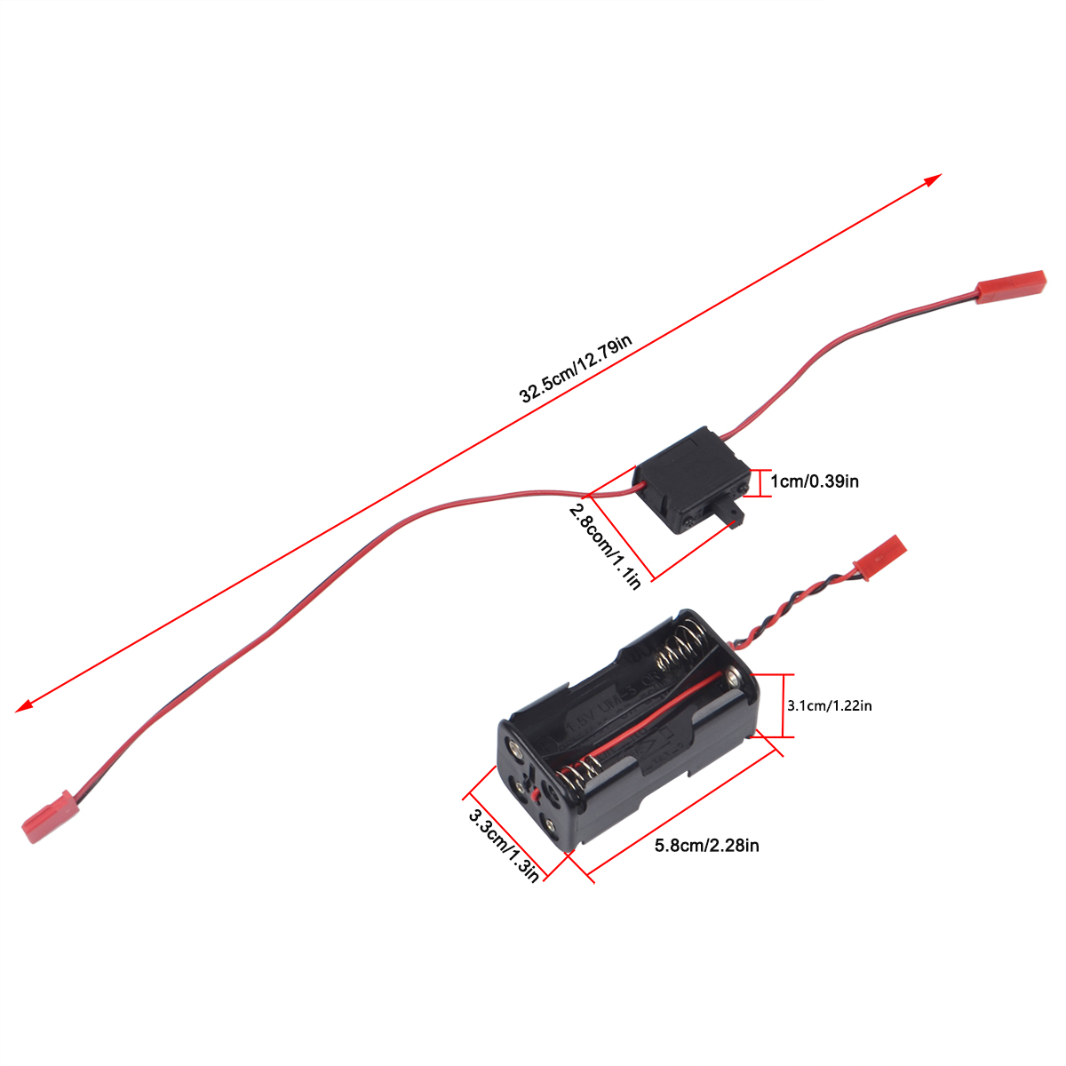 Rc Helicopter Nitro - Contenedor de batería AA de 4