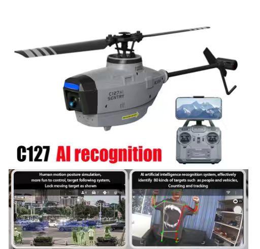 Rc Helicopter Single Rotor - Helicóptero RC ERA C127 AI sin