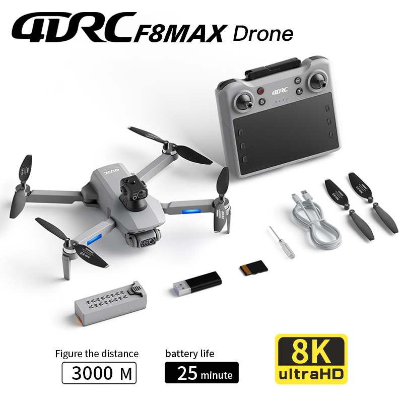 Rc Helicopter Case - Dron F8 MAX GPS profesional con
