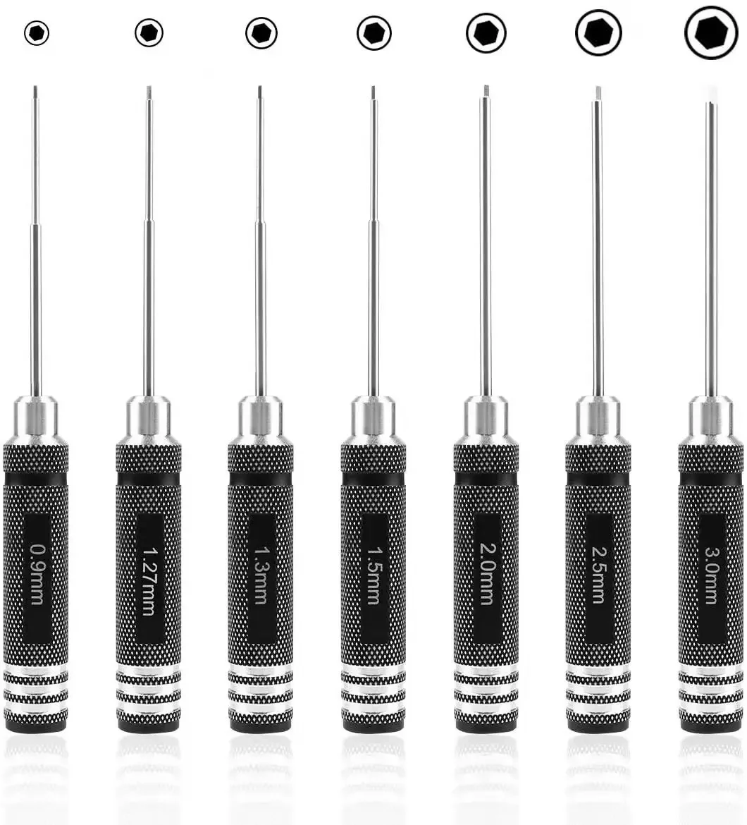 Rc Helicopter Tool Kit - Destornillador hexagonal 7/4 Uds Kit de