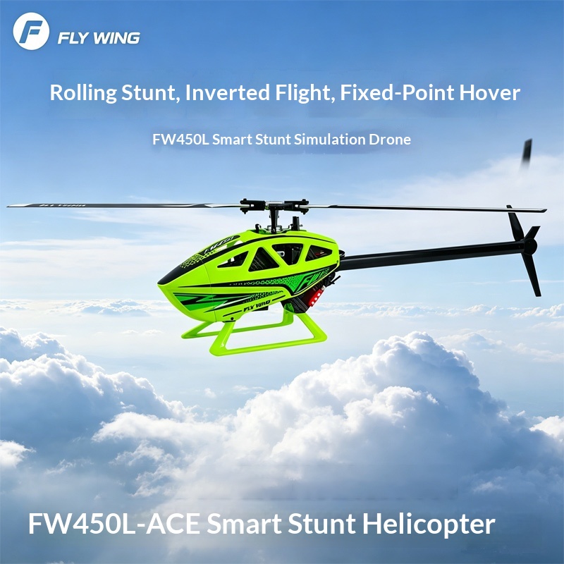 Rc Helicopter Single Rotor - Helicóptero RC Fly Wing FW450L GPS