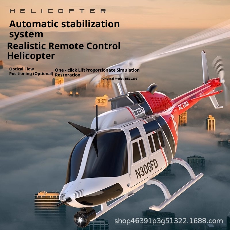 Rc Helicopter Single Rotor - Helicóptero a Control Remoto RC ERA