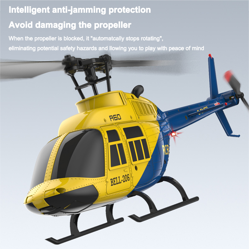 Helicóptero A60 RC 2,4G girosc - Rc Helicopter Gyro reseña y precio