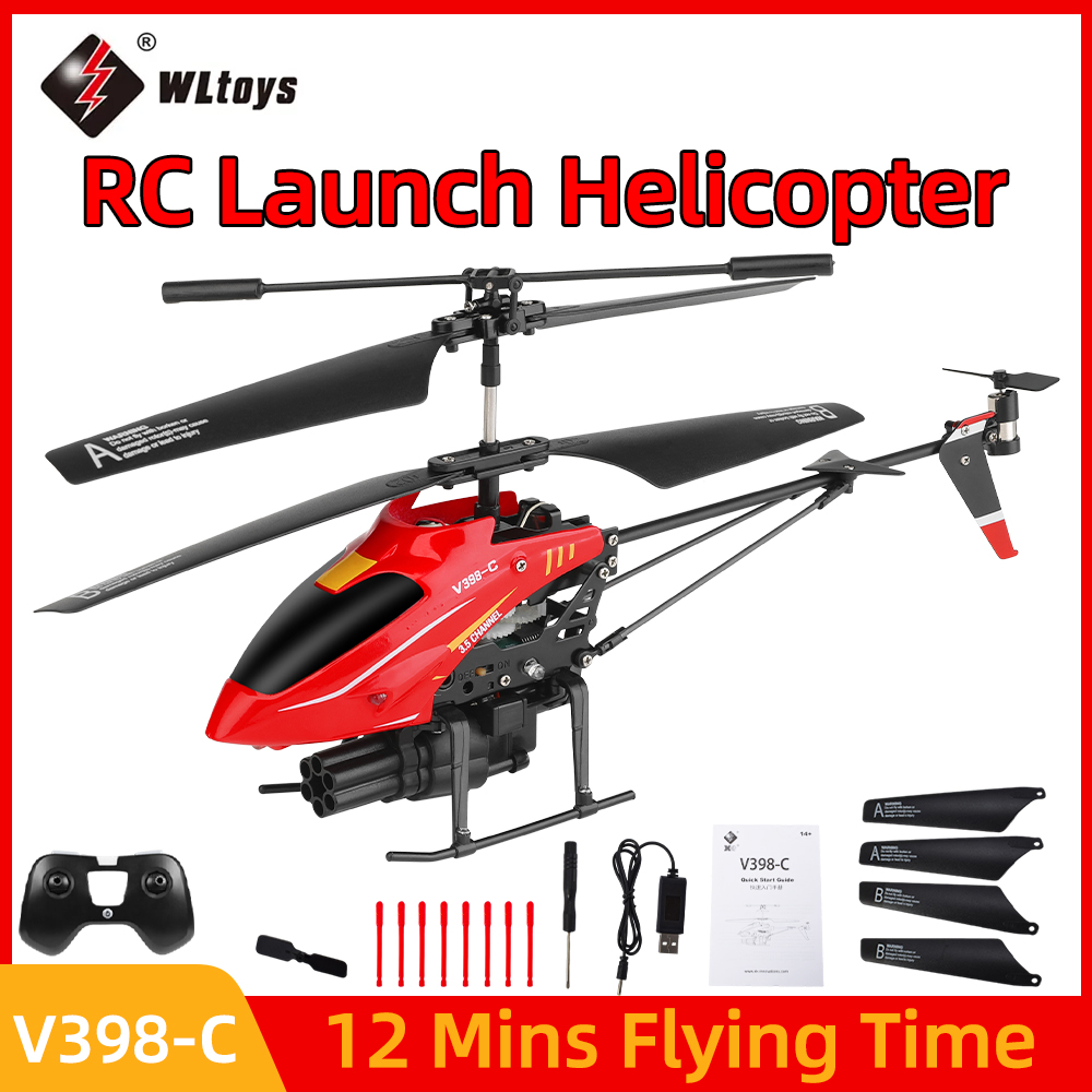 Wltoys RC helicóptero V398-C a - Rc Helicopter Gyro reseña y precio