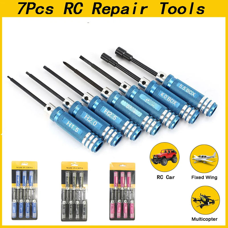 Juego de 7 Destornilladores He - Rc Helicopter Tool Kit reseña y precio