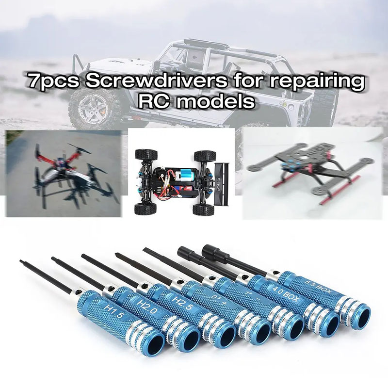 Juego de 7 Destornilladores He - Rc Helicopter Tool Kit reseña y precio