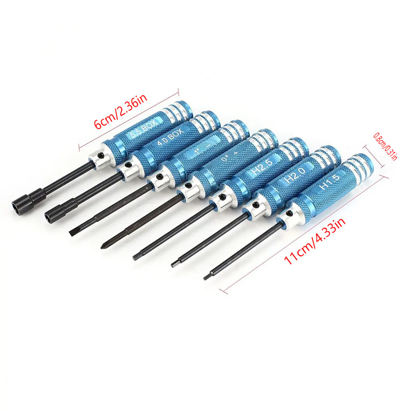 Juego de 7 Destornilladores He - Rc Helicopter Tool Kit reseña y precio