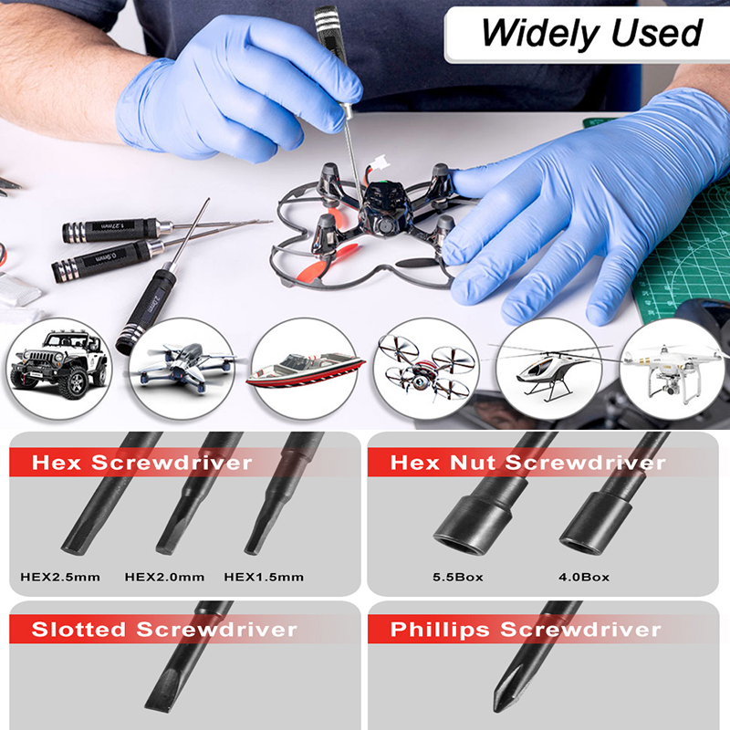 Juego de 7 Destornilladores He - Rc Helicopter Tool Kit reseña y precio