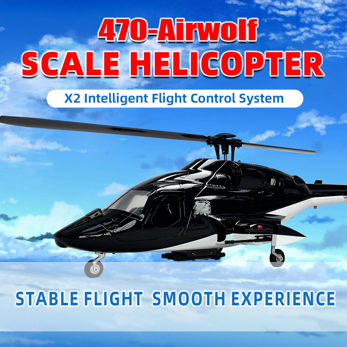 Helicóptero de escala Airwolf  - Rc Helicopter Nitro reseña y precio
