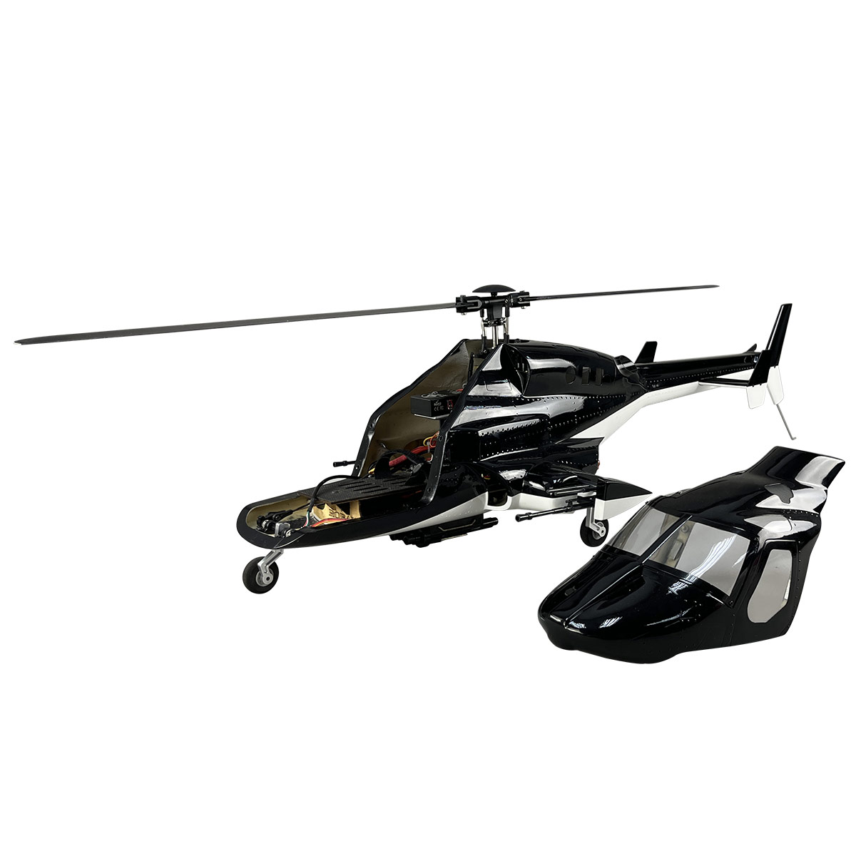 Helicóptero de escala Airwolf  - Rc Helicopter Nitro reseña y precio