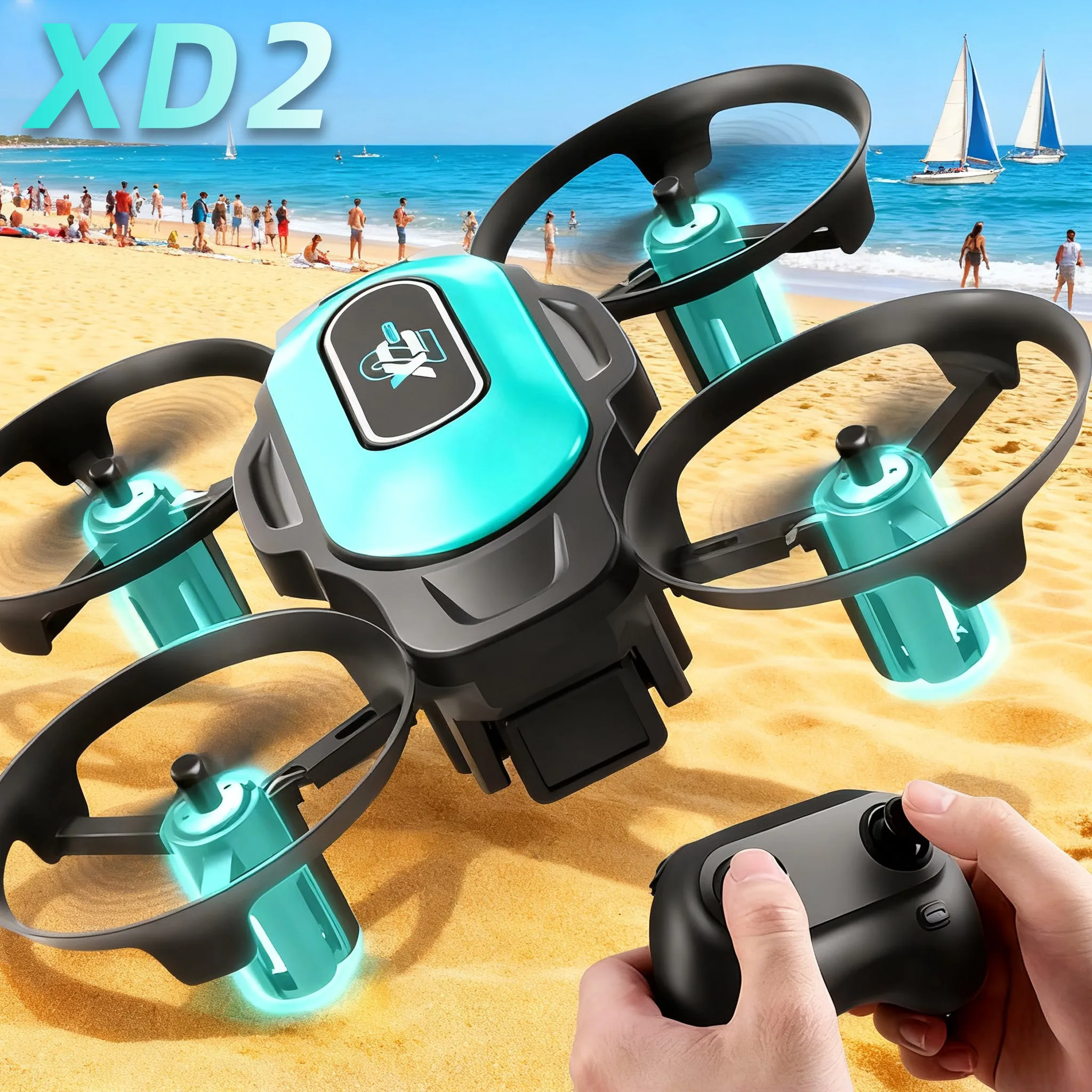 Mini Dron XD2, 360 °   Acrobac - Rc Helicopter Case reseña y precio