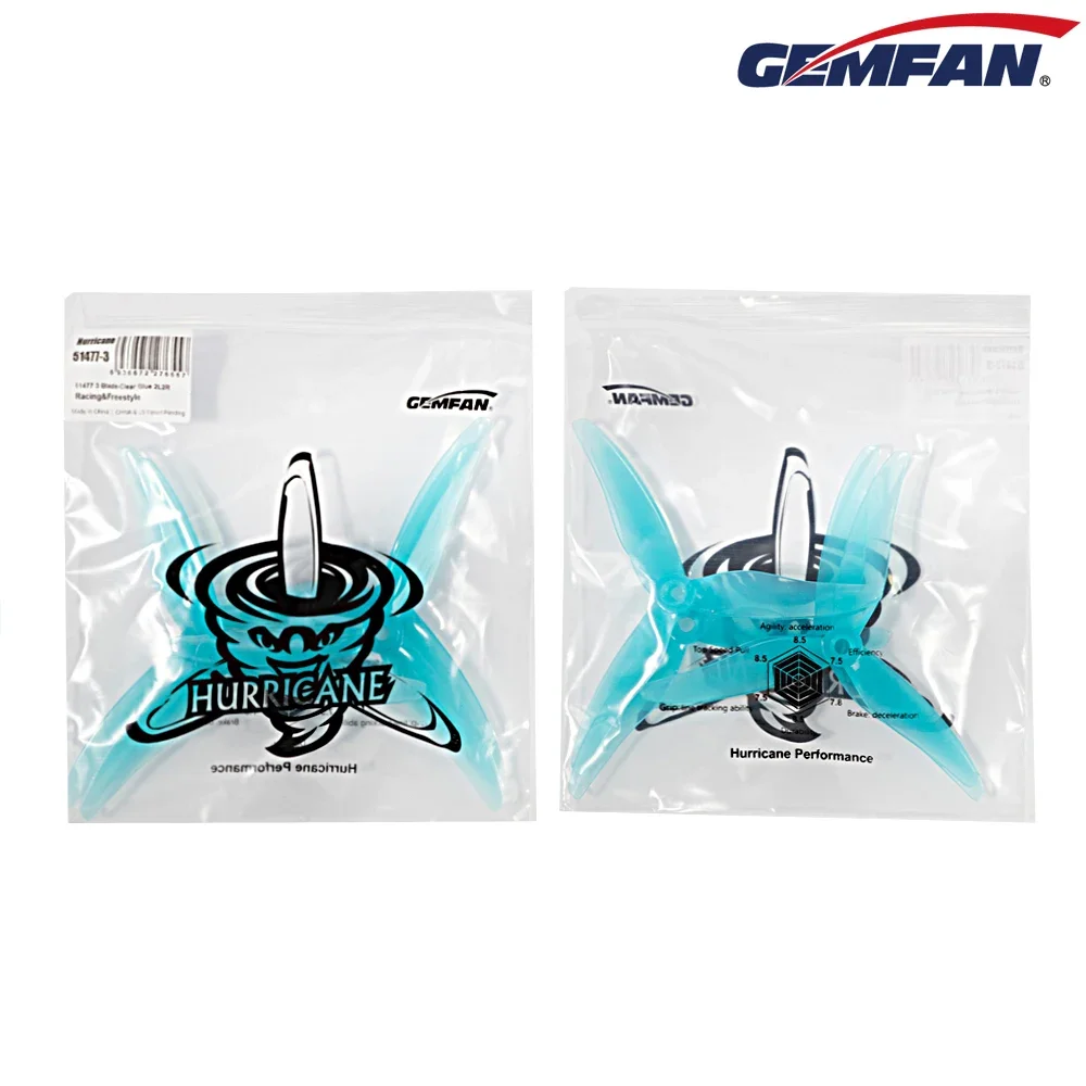 10 pares (10CW + 10CCW) Gemfan - Rc Helicopter Parts reseña y precio