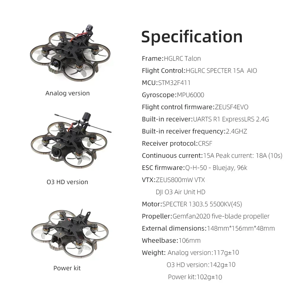 Dron HGLRC Talon 2