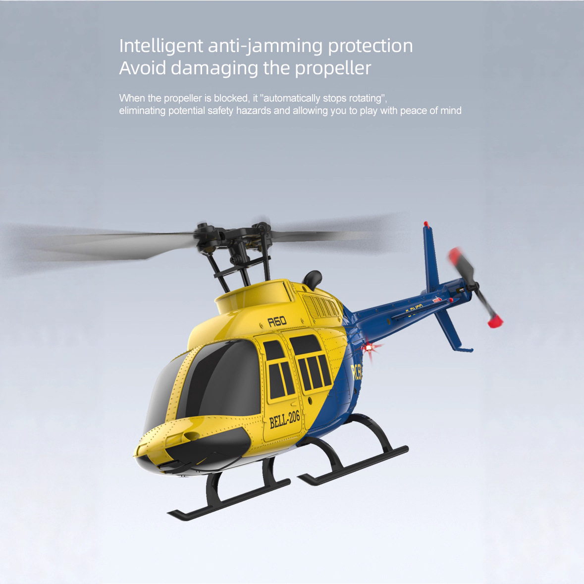 Helicóptero A60 escala 1/42 Be - Rc Helicopter Single Rotor reseña y precio