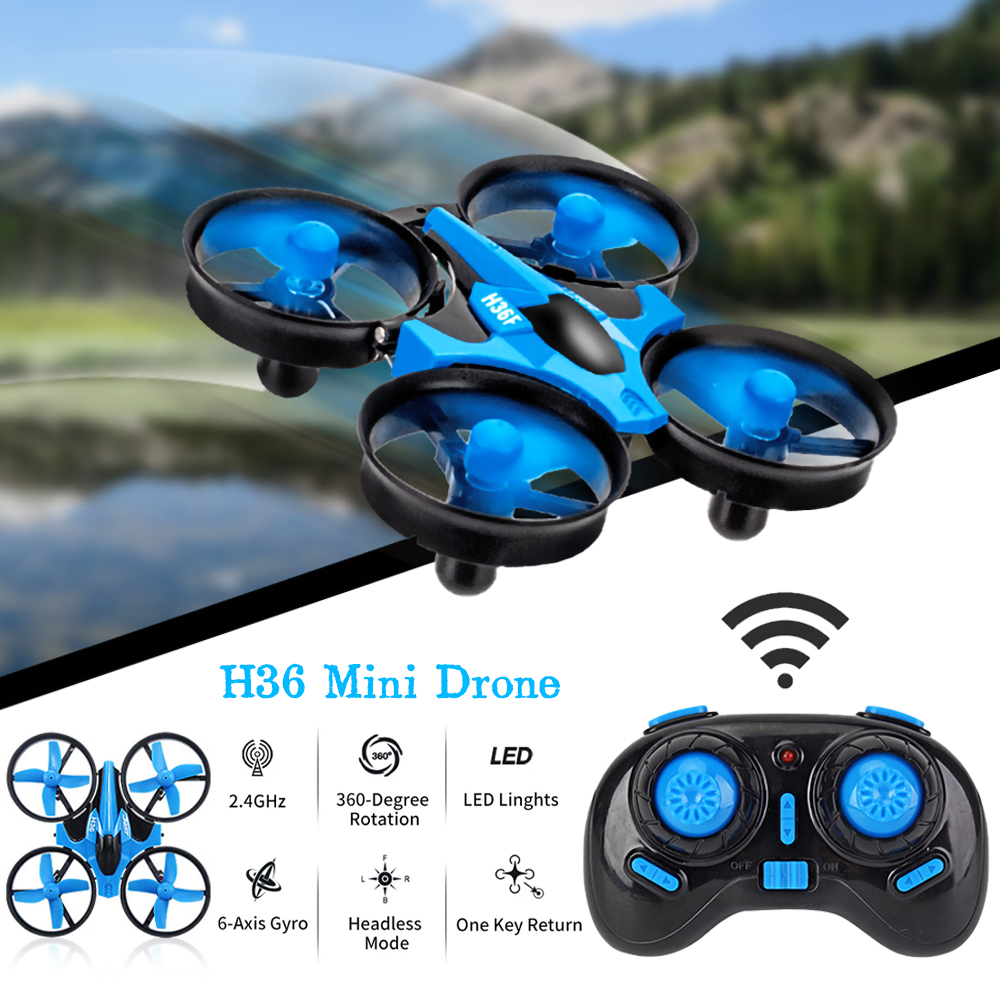 JJRC H36 Mini Rc Drone 4 canal - Rc Helicopter Case reseña y precio