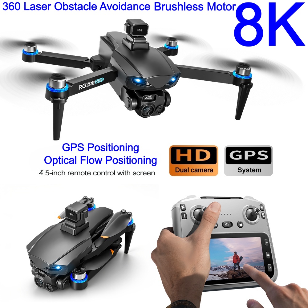 Nuevo Dron 8K con cámara HD, l - Rc Helicopter Electric reseña y precio