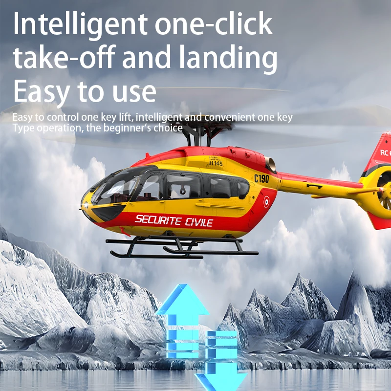 Helicóptero C190 RC 2,4G giros - Rc Helicopter Gyro reseña y precio