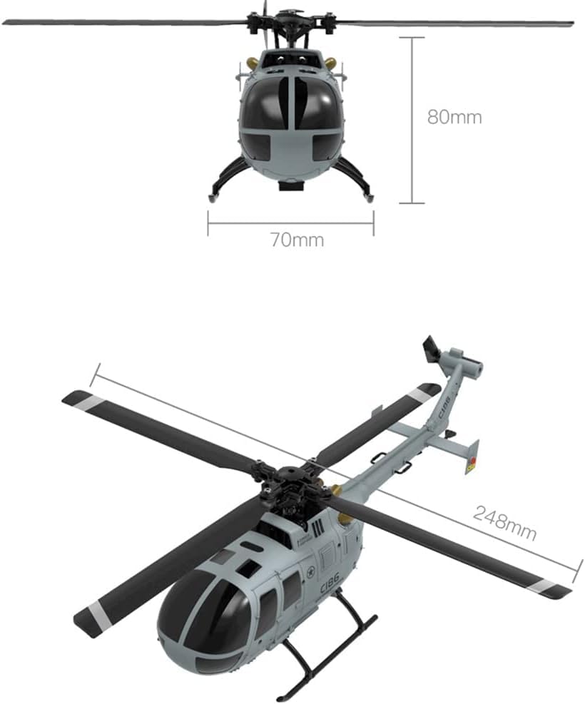 Helicóptero a Control Remoto C - Rc Helicopter Single Rotor reseña y precio