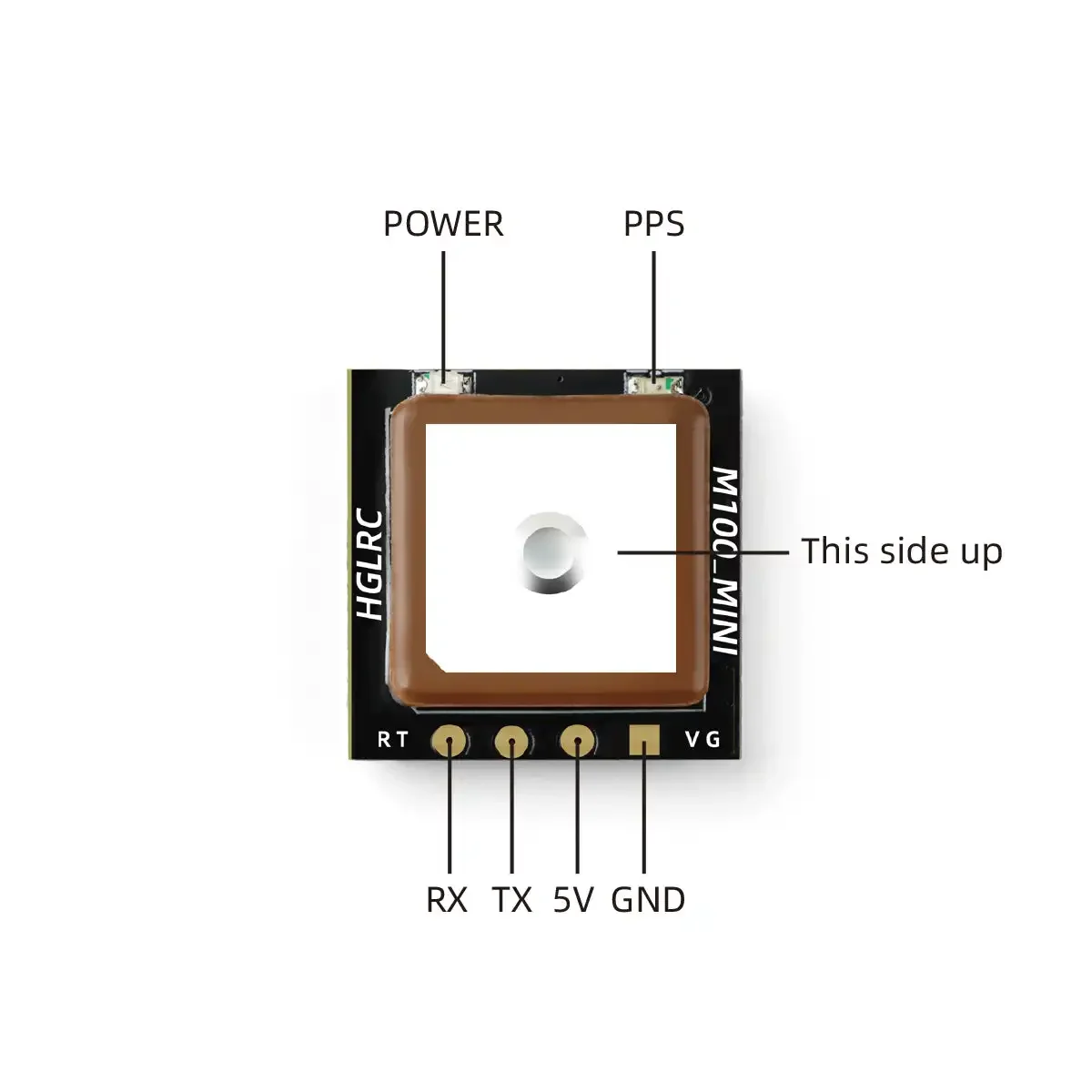 Módulo GPS HGLRC M100 MINI M10 - Rc Helicopter Parts reseña y precio