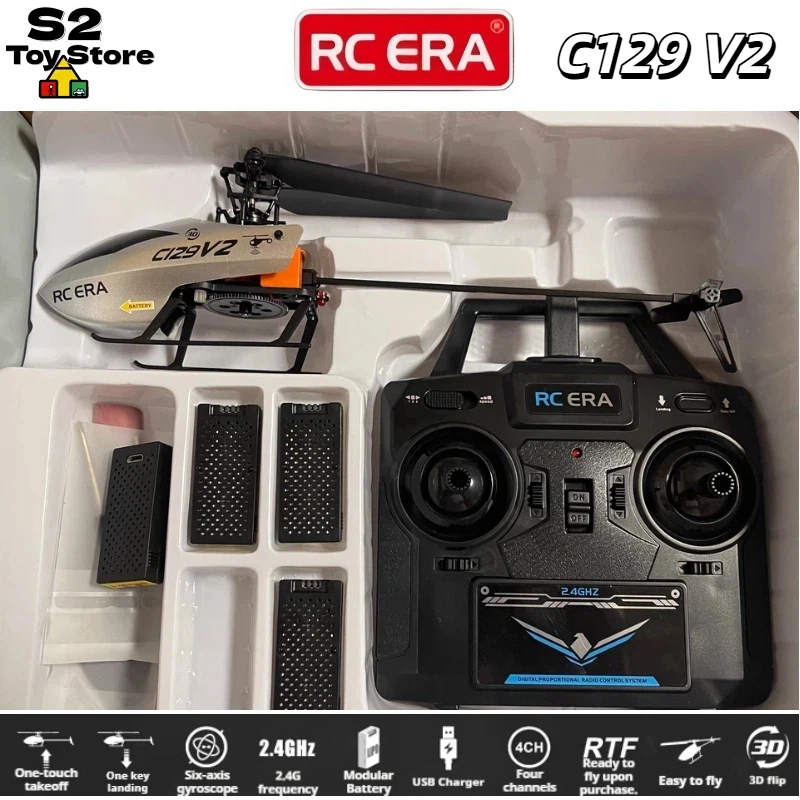 Helicóptero RC ERA C129V2 4CH  - Rc Helicopter Single Rotor reseña y precio