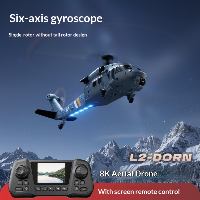 Helicóptero RC 4DRC L2 con Cám - Rc Helicopter Single Rotor reseña y precio